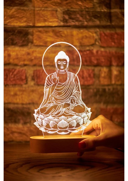 Renkli Buddha Tasarımlı LED Masa Lambası, Sıcak ve Rahat Atmosuz Için Ideal modelleri