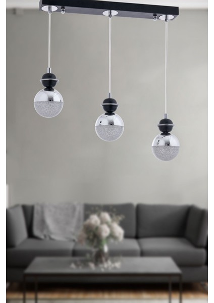 3'lü Renkli LED Işıklandırmalı Modern Yemek Masası, Mutfak ve Salon Için Şık Tasarım fiyatları