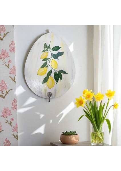 El Yapımı Limon Temalı Askılık