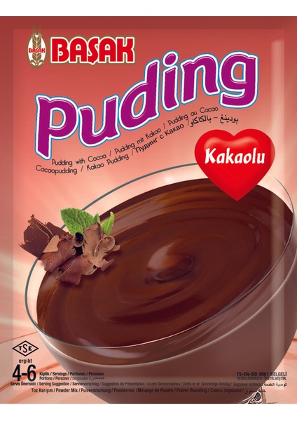 Puding Kakaolu 105 Gr. x 3 Adet