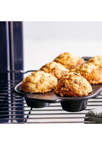 Thermolon™ Yüzey 6’lı Muffin Kabı – Pfas’sız Yapışmaz Kaplama, Sağlıklı ve Dayanıklı Fırın indirimleri