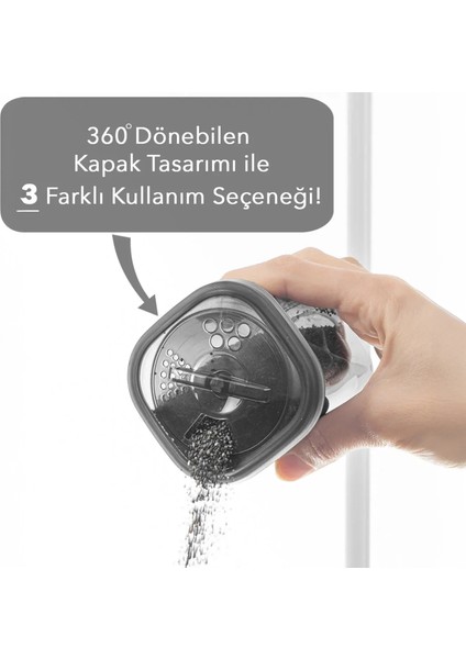46 Parça Kare Erzak ve Bakliyat Saklama Kabıbaharat Seti 12X300ML 10X(350ML 500ML 1100ML) 4X1700ML modelleri