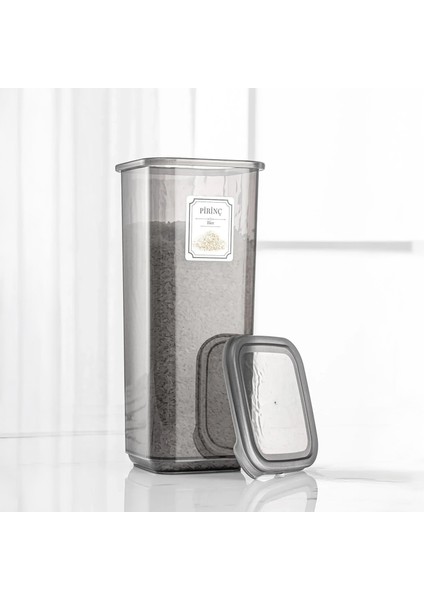 46 Parça Kare Erzak ve Bakliyat Saklama Kabıbaharat Seti 12X300ML 10X(350ML 500ML 1100ML) 4X1700ML