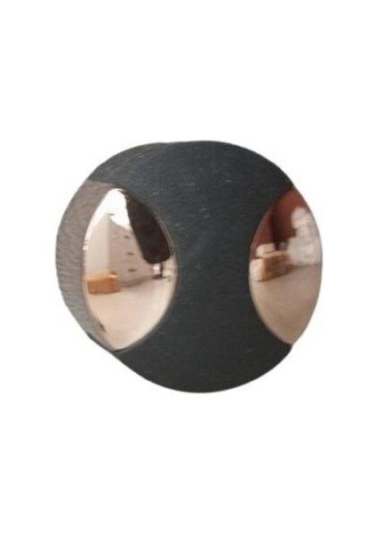 1005 Kapı Stoperi Yapışkanlı/vidalı Rose-Siyah Plastik Renk Çap 35 mm