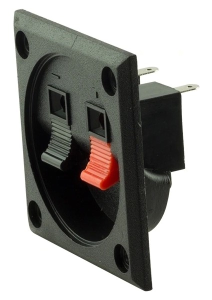 Hoparlör Terminali Ikili Kare (5.5cmx5.5cm) (5047)