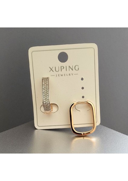 Kadın Xuping Zirkon Taşlı Küpe