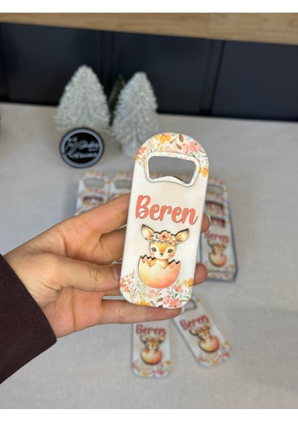 3 Boyutlu Kabartmalı Yeni Doğan Mevlit Hediyelik Kız Bebek Açacak Magnet-Ceylanlı-Toplam 20 Adet fiyatları