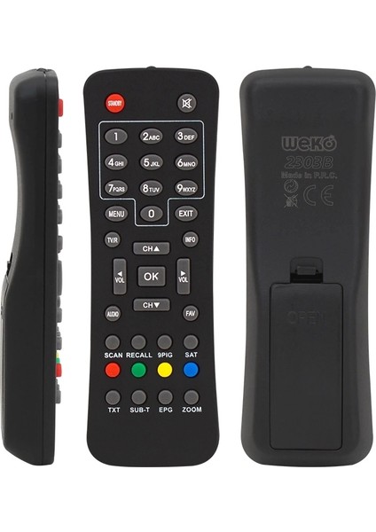 Amstrad-Kawai Mini Teletexli Uk (Büyük Kalıp) * Amstrad * Kawai * Citybox * Digipol Sd Kumanda (2303=18160) (5047)
