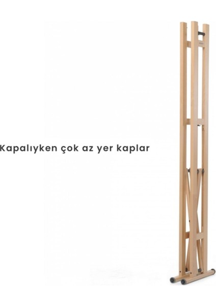 Snake 90 Katlanabilir Elbise Askısı Ceviz Rengi indirimleri