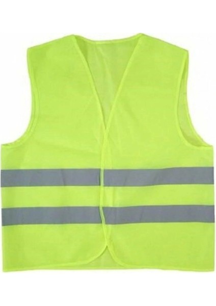 Fosforlu Yeşil Sarı Ikaz Yelek (5047)