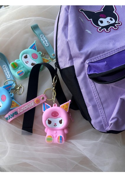 Kuromi Anahtarlık Cüzdan Pembe fiyatları