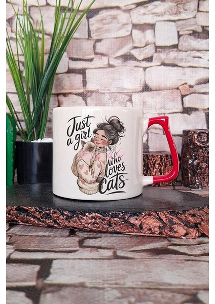 Kedi Komik Esprili Kedisever Kedi Sahibi Eğlenceli Hediyelik Kulplu Kupa Bardak1