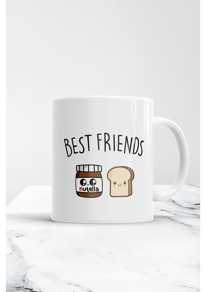 Best Friends Nutella & Ekmek Kupa Bardak