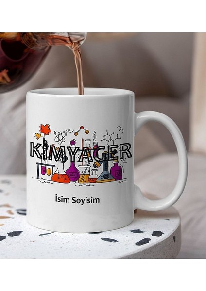 Kimya Tutkunlarına Özel Kupa Bardak