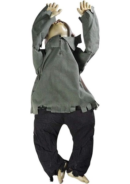 Sesli Işıklı ve Sensörlü Yerde Emekleyen Hareketli Bebek Hayalet Zombi Dekor 30X85 cm (5047) modelleri