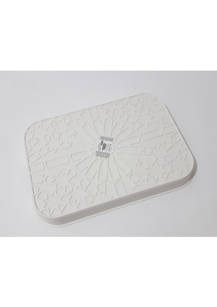 Çay Tepsi 34X24X3.5 cm Desenli Plastik Dikdörtgen Çay Kahve Tepsisi Sunum Tepsi indirimleri