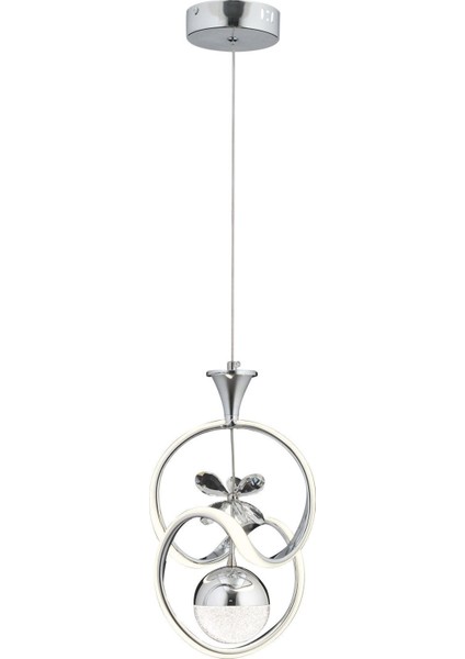 Şık Krom Şeker Ledli Sarkıt Avize, Modern ve Parlak Dekorasyon Aksesuarı fiyatları