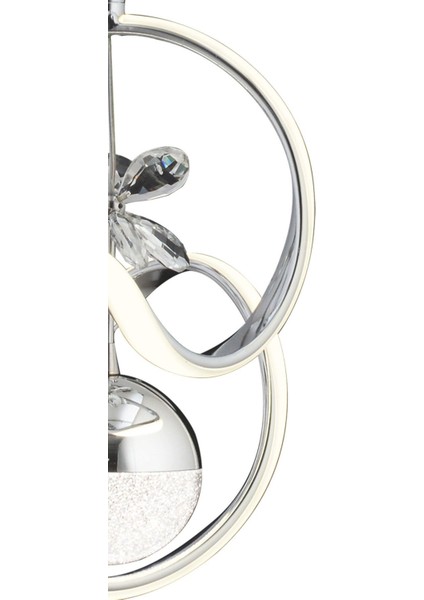 Şık Krom Şeker Ledli Sarkıt Avize, Modern ve Parlak Dekorasyon Aksesuarı modelleri