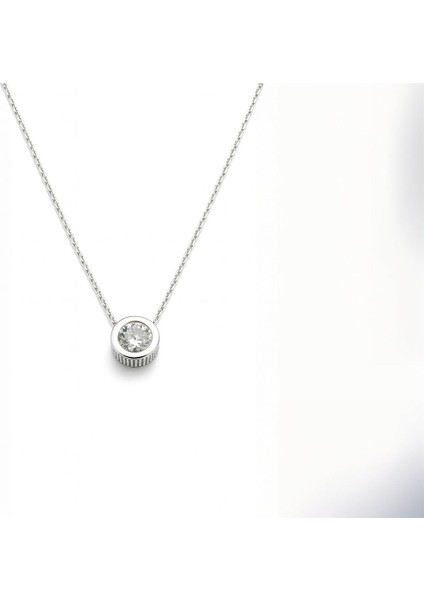 Tek Taşlı Zirkon Kolye fiyatları