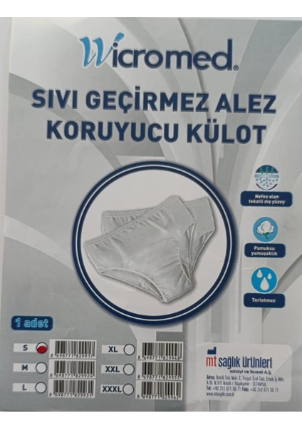 Yıkanabilir Alez Hasta & Mesane Külodu