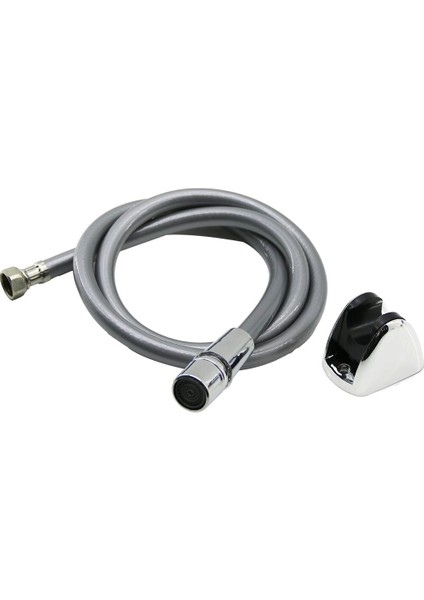 Gri Plastik Perlatörlü Taharatmatik Hortum 120CM (5047)