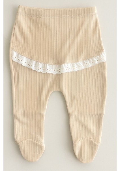 5 Parça Kız Bebek Çıkış Seti – Dantel Yaka & Fiyonklu fırsatları