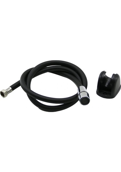 Siyah Plastik Perlatörlü Taharatmatik Hortum 120CM (5047)