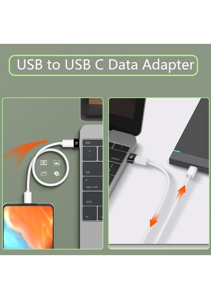 Type-C To USB Yüksek Hızlı Veri Aktarımı Otg Çevirici Dönüştürücü Adaptör 6A Type C Dişi To USB 3.0 modelleri