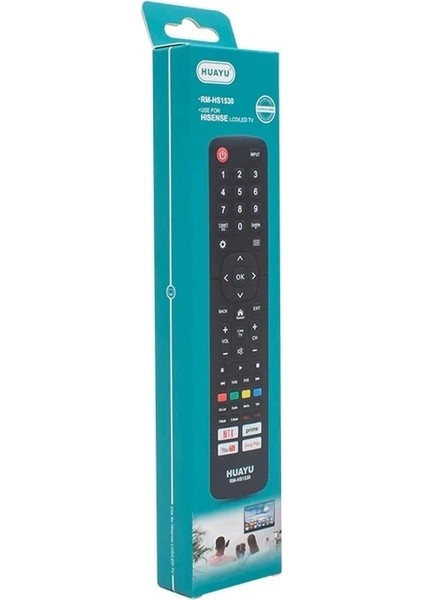 Kl Hısense RM-HS1530 Netflıx- Youtube- Prıme Vıdeo- Google Play Tuşlu Unıversal Lcd-Led Tv Kumanda (5047) fiyatları