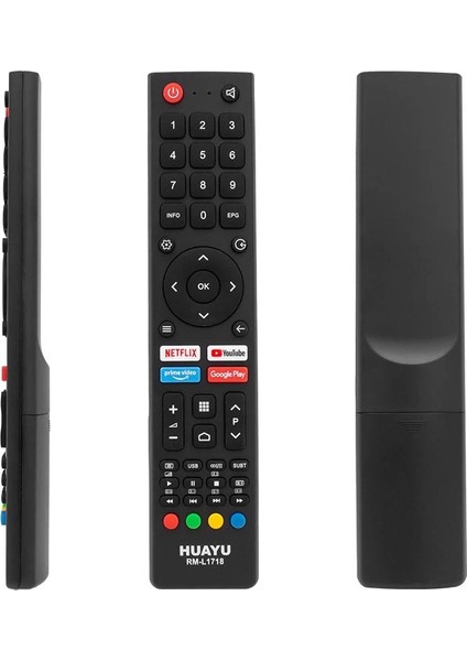 Kl RM-L1718 Changhong Netflıx- Youtube- Prıme Vıdeo- Google Play Tuşlu Unıversal Lcd-Led Tv Kumanda (5047)