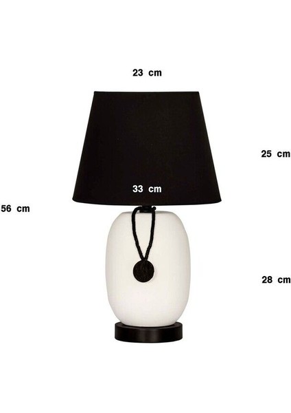 Krem Renk Nairobi Seramik Abajur-Krem Başlık indirimleri