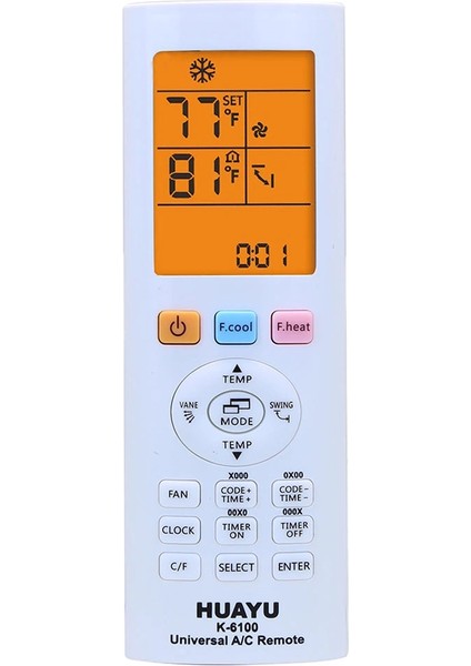Unıversal Akıllı Klima Kumandası K-6100 (5047)