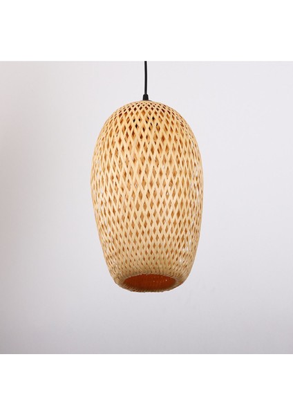 Bej Bambu Avize 23X37 Cm, Şık ve Doğal Aydınlatma Için Ideal. fiyatları