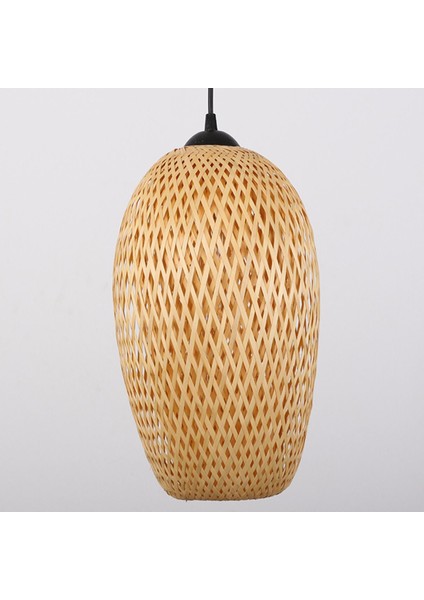 Bej Bambu Avize 23X37 Cm, Şık ve Doğal Aydınlatma Için Ideal. indirimleri