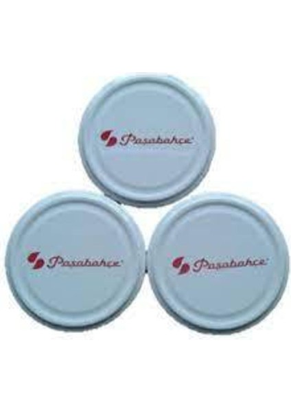 Beyaz Konserve Kavonoz Kapakları, Ekstra Silikonlu, 100 Adet, 1. Sınıf modelleri