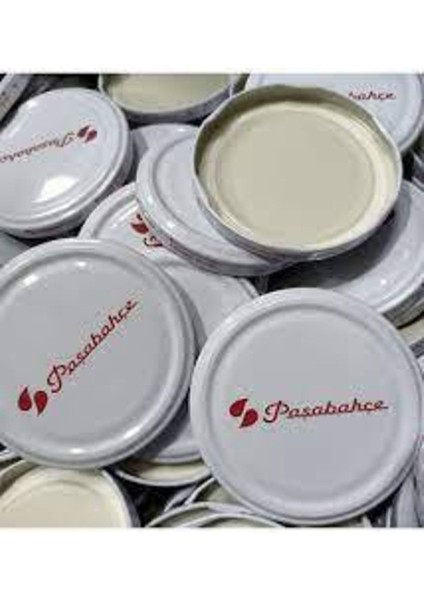 Beyaz Konserve Kavonoz Kapakları, Ekstra Silikonlu, 100 Adet, 1. Sınıf fırsatları