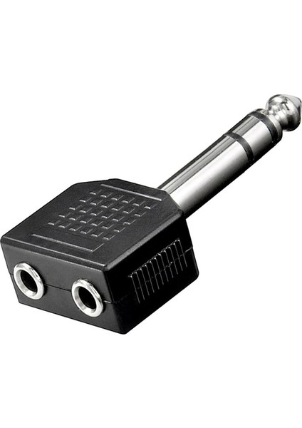 6.3 mm Stereo Erkek / 3.5 mm St x 2 Dişi Çevirici Jack (5047)