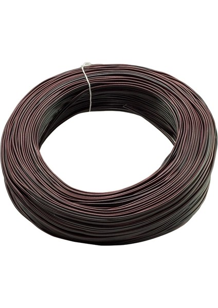 Kablo 2x0.50 Siyah Kodlu Bakır Cu Hoparlör Kablosu (100MT) (5047)