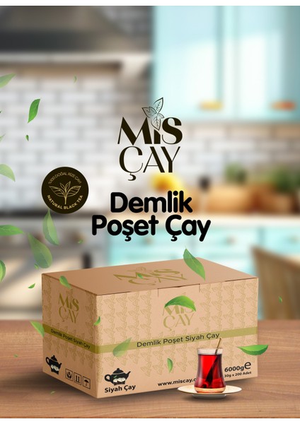 Demlik Poşet 12 kg Siyah Çay