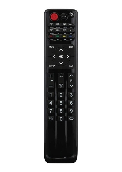Sunny-Axen RC0256/01 3D Tuşlu Lcd-Led Tv Kumanda Yazısız (5047)