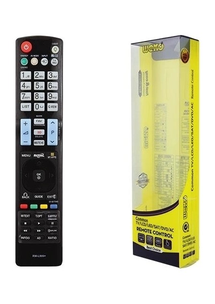 RM-L999+1 3D Lg Unıversal Lcd-Led Tv Kumandası (5047)