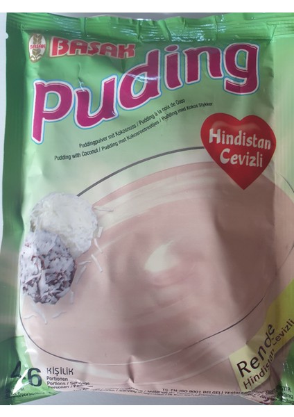 Puding Hindistan Cevizli 130 Gr. x 3 Adet
