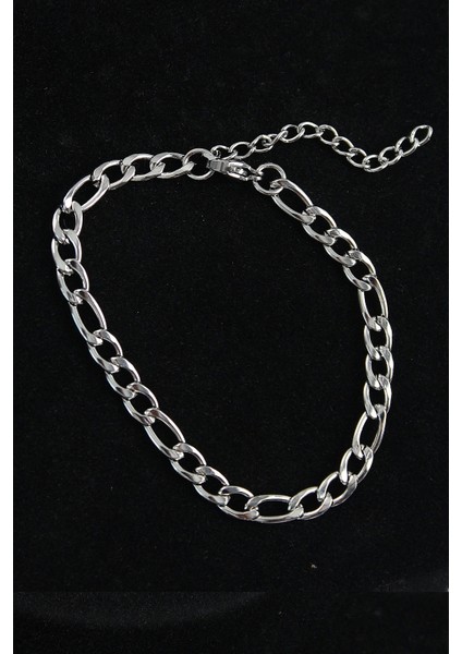 316L Çelik Klasik Model Gümüş Renk Erkek Bileklik