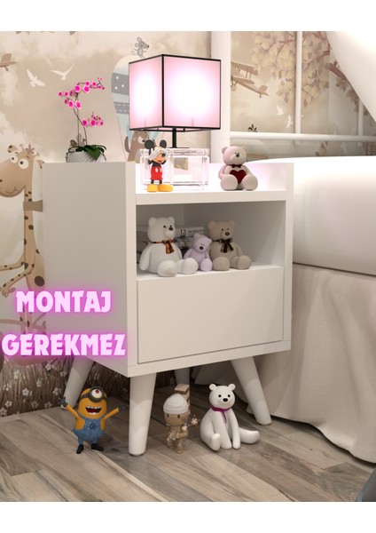 Moltollo Komodin,mdf,montaj Gerekmez,kurulum Gerekmez