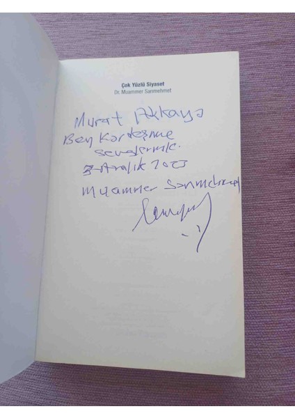 Cok Yuzlu Sıyaset Dr Muammer Sarı Mehmet 2020 Basim 309 Sayfa Cok Temiz Durumdadir fırsatları