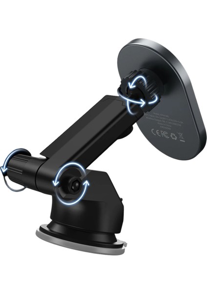 KPW-081 Kevlar Seanova 2in1 360 Dönebilen 15W Kablosuz Şarj Destekli Manyetik Magsafe Telefon Tutucu - Apple Iphone fiyatları