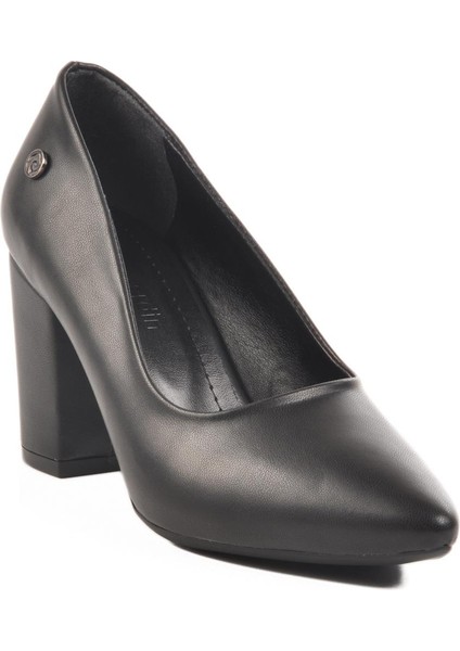 PC-54733 Z Siyah Kadın Abiye Ayakkabı