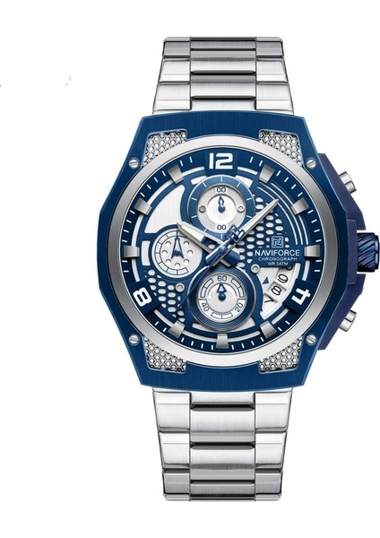 Erkek Kol Saati Fonksiyonlu Çelik Kordon 2208 fiyatları