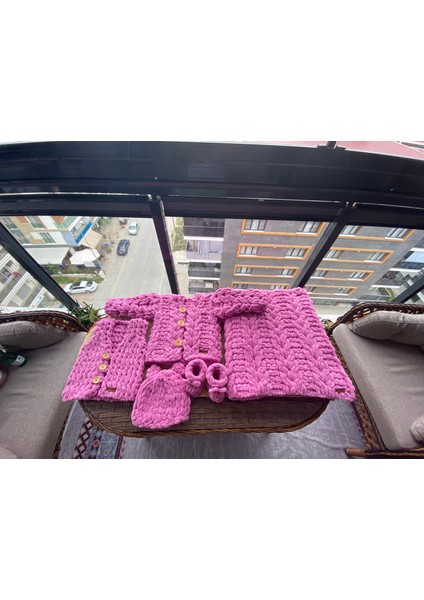 Bebek Hırka Takımı modelleri