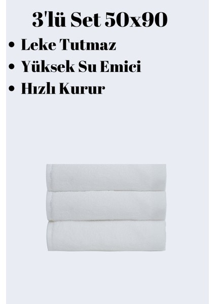 3 Adet 50 x 90 cm Mikrofiber El Yüz Kuaför Berber Spor Havlusu Leke ve Saç Boyası Tutmayan fiyatları
